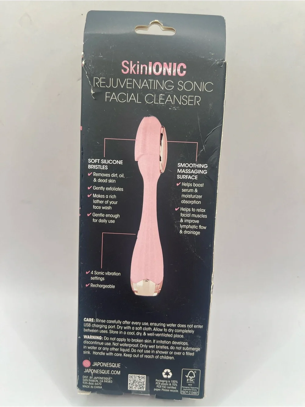 Japonesque SkinIONIC Rejuvenating Sonic Facial Cleanser